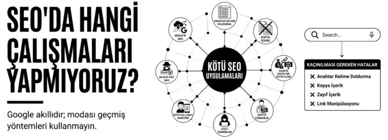 SEO'da Hangi Çalışmaları Yapmıyoruz