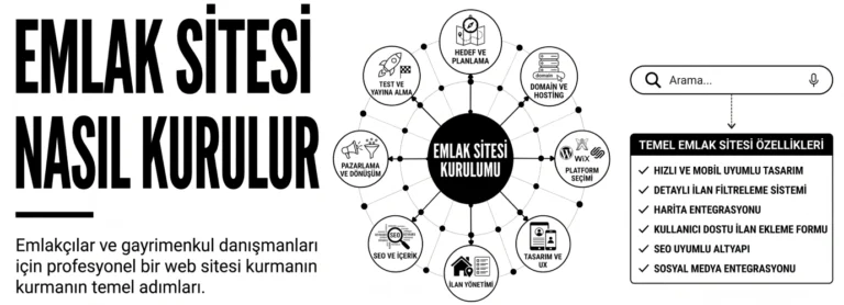 emlak sitesi nasıl kurulur