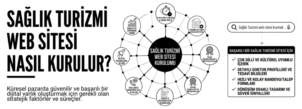 Sağlık Turizmi Web Sitesi Nasıl Kurulur? (Klinikler İçin Yurt Dışı Hasta Çekme Rehberi)