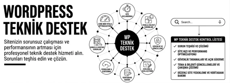 wordpress teknik destek